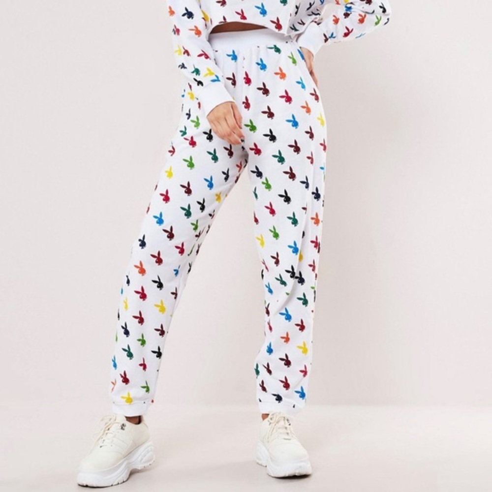 Playboy x Misguided Rainbow Monogram